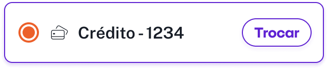 Payment method list item